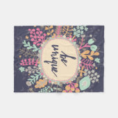 ユニークがあって下さい フリースブランケット (正面(横))