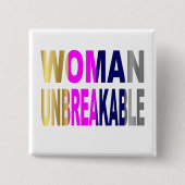 ユニークがあって下さい 缶バッジ (正面)