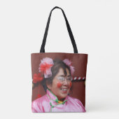 ユニークさは贈り物!お前だ! トートバッグ (裏面)