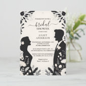 ユニークでおかしいユーモアミームの面白い結婚前パーティー 招待状 (スタンド正面)