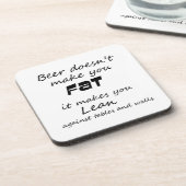 ユニークでおもしろいなビールは冗談のユーモアのギフトのコースターを引用します コースター (左側)