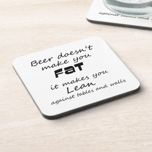 ユニークでおもしろいなビールは冗談のユーモアのギフトのコースターを引用します コースター (左側)