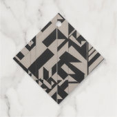 ユニークでかっこいい箔の贈り物 フェイバータグ (裏面)