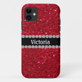 ユニークできらきら光るなルビー色の赤IPHONE 5の場合 Case-Mate iPhoneケース (裏面)