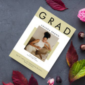 ユニークでエレガントなマガジン GRAD 発表 2025 招待状
