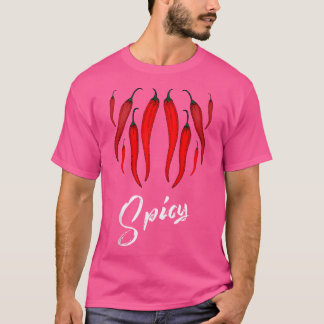 ユニークでクールなトウガラシ愛好家 Tシャツ