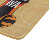 ユニークでパーソナライズなネットボール カッティングボード (角)