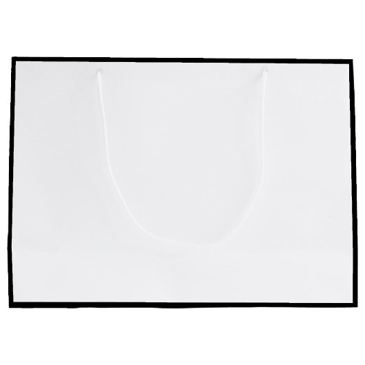 ユニークでモダンなカスタムロゴのブティックショッピングバッグ ラージペーパーバッグ (裏面)