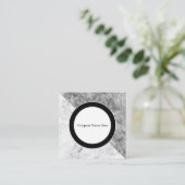 ユニークでモダンなデザイン スクエア名刺 (スタンド正面)