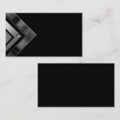 ユニークでモダンな金属の専門の名刺 名刺 (正面/裏面)