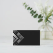 ユニークでモダンな金属の専門の名刺 名刺 (スタンド正面)