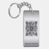 ユニークで刺激を受けたなケルト結び目模様 キーホルダー (正面左)