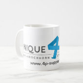 ユニークで及び統一されたなコーヒー・マグ コーヒーマグカップ (正面左)