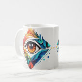 ユニークで多様なビジョン2 コーヒーマグカップ (正面左)