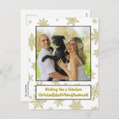 ユニークで楽しいオールシーズン ホリデーカード シーズンポストカード (正面/裏面)