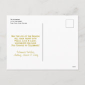 ユニークで楽しいオールシーズン ホリデーカード シーズンポストカード (裏面)