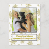 ユニークで楽しいオールシーズン ホリデーカード シーズンポストカード (正面)