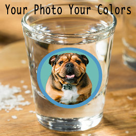 ユニークで楽しいストッキングスタッファー 犬好きな人への写真ギフト ショットグラス