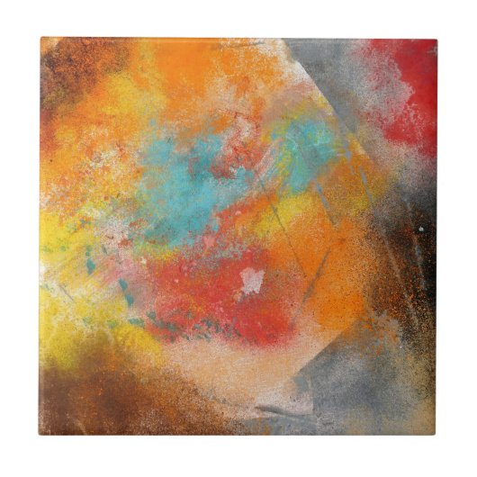 ユニークで粋でモダンな目の伝染性のデザイン タイル (正面)