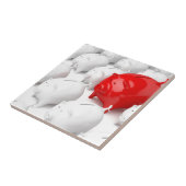 ユニークで赤い貯金箱 タイル (側面)