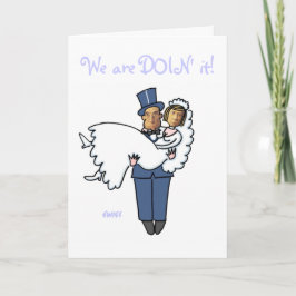 ユニークで面白いカスタム写真ウェディング招待状 案内状