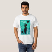 ユニークで面白いビンテージゴルフギフト Tシャツ (正面フル)