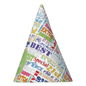 ユニークと特別な21歳の誕生日パーティーギフト パーティーハット (右)