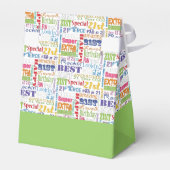 ユニークと特別な21歳の誕生日パーティーギフト フェイバーボックス (裏面サイド)