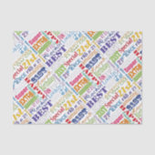 ユニークと特別な21歳の誕生日パーティーギフト 薄葉紙 (正面)