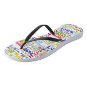 ユニークと特別な30歳の誕生日パーティーギフト ビーチサンダル (アングル)