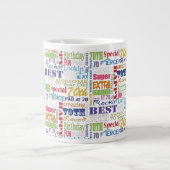 ユニークと特別70歳の誕生日パーティギフト ジャンボコーヒーマグカップ (正面)