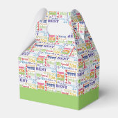 ユニークと特別70歳の誕生日パーティギフト フェイバーボックス (裏面サイド)