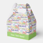 ユニークと特別70歳の誕生日パーティギフト フェイバーボックス (正面サイド)