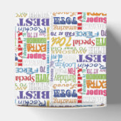 ユニークと特別70歳の誕生日パーティギフト フェイバーボックス (上部)