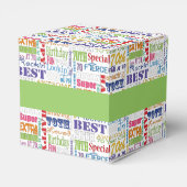 ユニークと特別70歳の誕生日パーティギフト フェイバーボックス (裏面サイド)