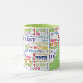 ユニークと特別70歳の誕生日パーティギフト マグカップ (中央)