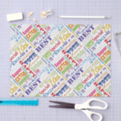 ユニークと特別70歳の誕生日パーティギフト 薄葉紙 (クラフト)