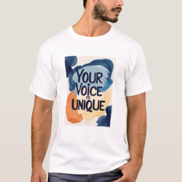 ユニークなあなたの声 オプション2 Tシャツ