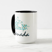 ユニークなおもしろいのカナダのかえでのカナダのコーヒー・マグ マグカップ (正面左)