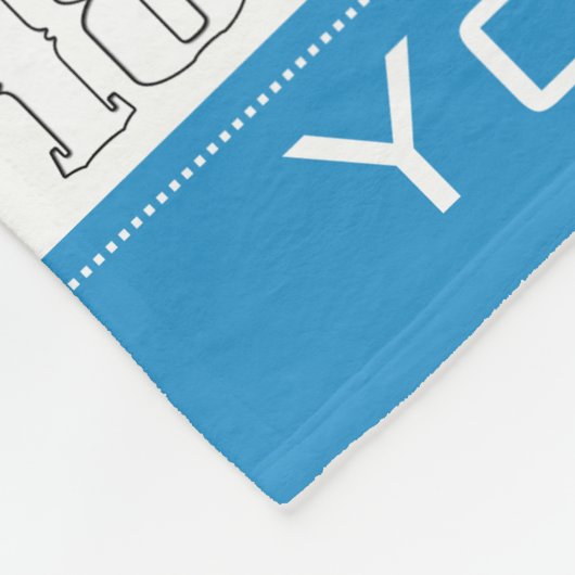 ユニークなおよびスペシャルの第18誕生会のギフト フリースブランケット (角)