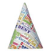 ユニークなおよびスペシャルの第65誕生会のギフト パーティーハット (右)