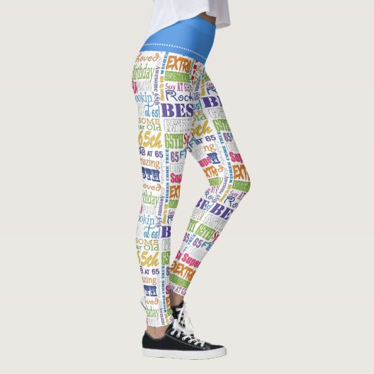 ユニークなおよびスペシャルの第65誕生会のギフト レギンス (右)