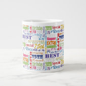 ユニークなおよびスペシャルの第75誕生会のギフト ジャンボコーヒーマグカップ (正面)