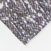 ユニークなきらめく銀製パターンフリースブランケット フリースブランケット (角)