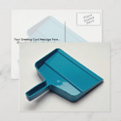 ユニークなちり取り ポストカード (正面/裏面)