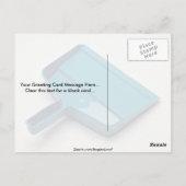 ユニークなちり取り ポストカード (裏面)