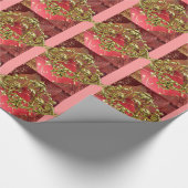 ユニークなクリスマスのギフトの包装紙 ラッピングペーパー (角)