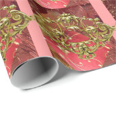 ユニークなクリスマスのギフトの包装紙 ラッピングペーパー (ロールコーナー)