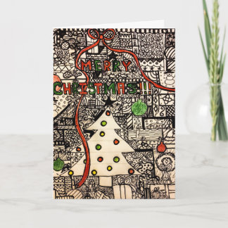 ユニークなクリスマスカード シーズンカード