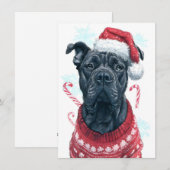 ユニークなクリスマスカード シーズンカード (正面/裏面)